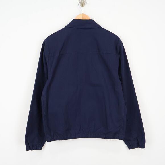 J.Crew Mens Herrington Utility Jacket Cotton Twill Navy Blue Size Medium NWT - Picture 9 of 10